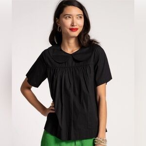 Frances Valentine Anabelle Top Black Size 1X NWT